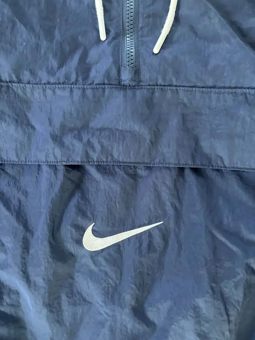 Nike Sportswear Swoosh Tape Quarter-Zip Pullover Windbreaker Jacket